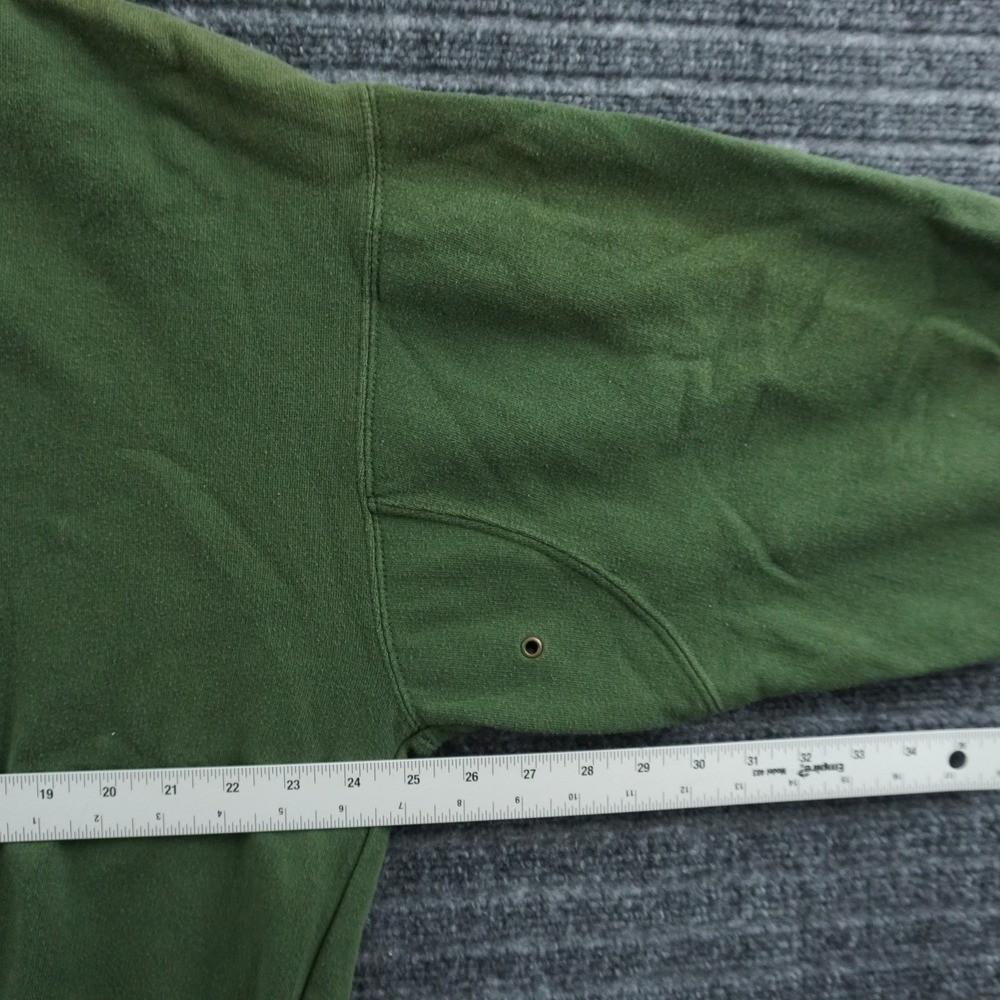 Timberland Sweatshirt Mens L Green Vintage 90s Weathergear Embroidered Logo - Picture 5 of 9